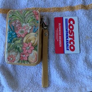 Small coin purse/credit card wristlet by Stella Page